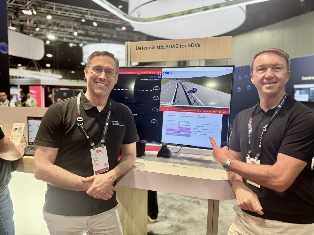 Alex Filatov with Shawn Davis, Senior Director of Engineering at Red Hat.