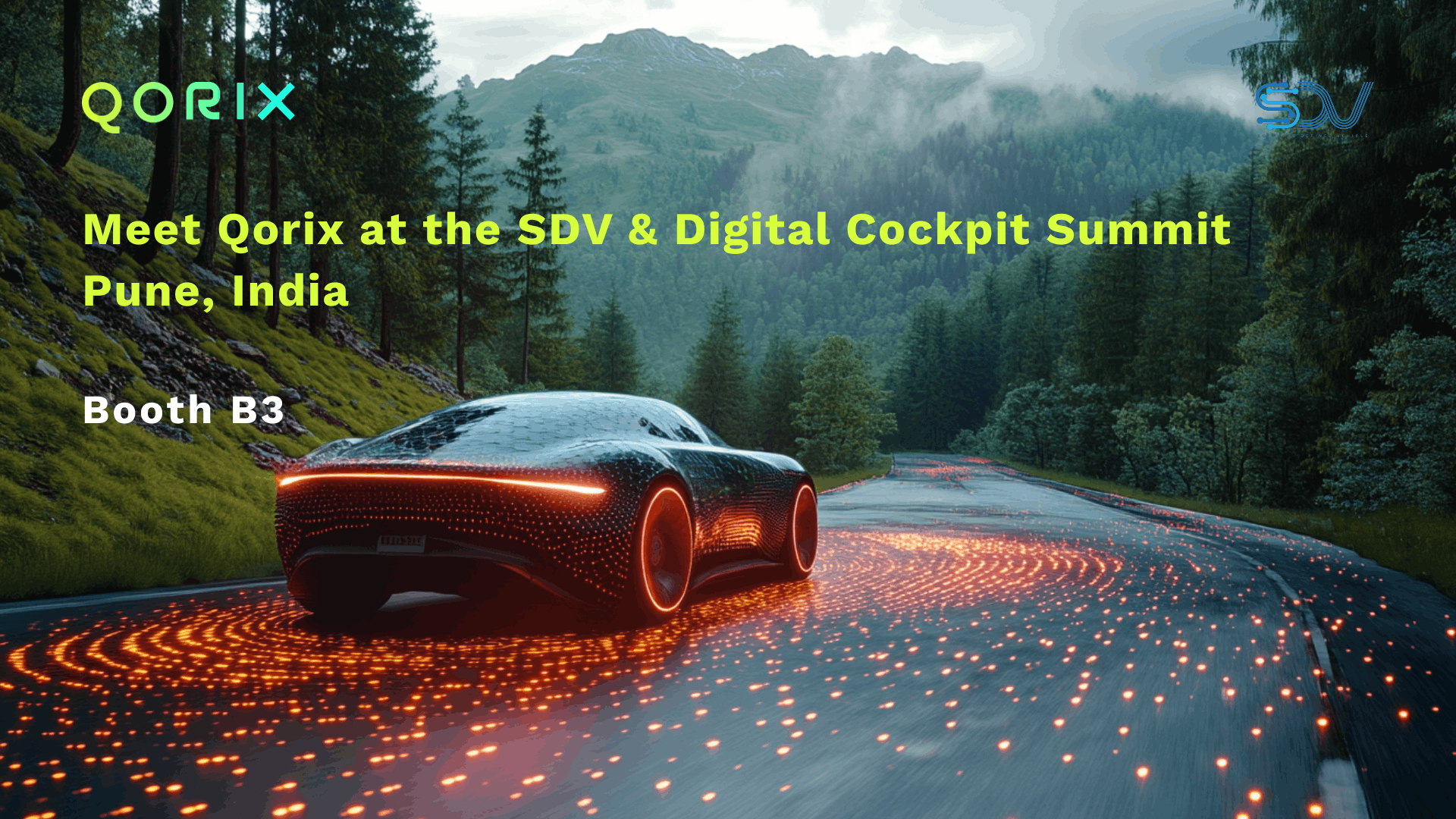 Qorix at SDV & Digital Cockpit Summit
